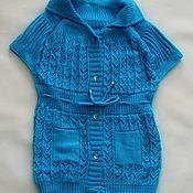 Одежда детская handmade. Livemaster - original item Children`s vest,9-10,11-12 years old.. Handmade.