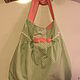 Textile bag 'Polka dots and roses'. Beach bag. businka34. Online shopping on My Livemaster.  Фото №2