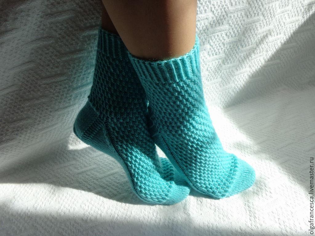 Красивые носки 5 спицами