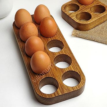 Яйца подставки деревянные заготовки для поделки творчества и декупажа набор 5 или 6 шт на Пасху