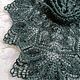 Шаль-косынка из итальянского мохера с добавлением нити люрекса. Шали. Людмила  'Подарки'- Декор предметов. Интернет-магазин Ярмарка Мастеров.  Фото №2