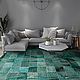  ковёр ручной работы из шкур коровы. Ковры для дома. Luxury Patchwork. Ярмарка Мастеров.  Фото №7