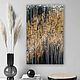 Black and gold painting. Abstract painting for interior. Pictures. larisa-chigirina (larisa-chigirina). Online shopping on My Livemaster.  Фото №2