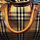 Винтаж: Винтажная сумка Burberry's Nova Check Canvas. Сумки винтажные. Chic bags. Ярмарка Мастеров.  Фото №5