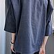 Заказать Балахон OVERSIZE с принтом. SHEVTSOVA design | Одежда Говорит. Ярмарка Мастеров. . Туники Фото №3