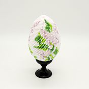 Сувениры и подарки handmade. Livemaster - original item Egg on stand Easter. lilac. Handmade.