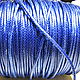 Waxed cord 2 mm, for jewelry blue. Cords. Elena (luxury-fittings). Online shopping on My Livemaster.  Фото №2