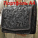 Кожаная сумка "Портфель А4" черный Антрацит, Портфель, Краснодар,  Фото №1
