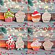 Set for painting 12 pcs Cupcakes blanks for painting New Year. Blanks for decoupage and painting. MilagranA. Online shopping on My Livemaster.  Фото №2