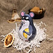 Для дома и интерьера handmade. Livemaster - original item Toys: Year Of The Rat 2020: Roly-Poly Mouse Music. Handmade.