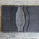 Order Passport cover 'Cosmo-basket'. SUNGAZER leather products. Livemaster. . Passport cover Фото №3