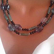 Necklace made of Natural quartz