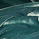Ткань :Бархат шелковый тонкий темный мятный Этро. Ткани. Ткани от  МОДНЫХ ВМЕСТЕ. Ярмарка Мастеров.  Фото №4