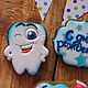 Order Gingerbread the dentist. cookiezanna. Livemaster. . Gingerbread Cookies Set Фото №3
