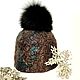 Women's felted hat ' Altai', Caps, Moscow,  Фото №1