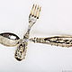 Hunting spoon fork casting ' falconry', Spoons, Vacha,  Фото №1