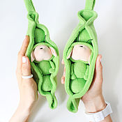 Куклы и игрушки handmade. Livemaster - original item Beetle and green peas. The pattern of MK. Handmade.