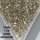 Бисер TOHO 0558 (серебро) HEXAGON 11/0 Япония , 5г. Бисер. СЧАСТЬЕ ТВОРЧЕСТВА. Ярмарка Мастеров.  Фото №4