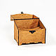 Caja de almacenamiento de recetas(Caja de recetas) de madera con soporte PK43. Utensils. ART OF SIBERIA. Интернет-магазин Ярмарка Мастеров.  Фото №2