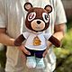Игрушка Dropout Bear/медведь талисман Канье Уэста. Мягкие игрушки. Дегтярь Диана Александровна | Dream Designer Address. Ярмарка Мастеров.  Фото №4
