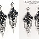 Серьги с птичьими черепами. Украшения субкультур. Елена Тургенева (Bead Crafts). Интернет-магазин Ярмарка Мастеров.  Фото №2