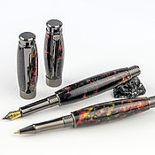 Канцелярские товары handmade. Livemaster - original item A set of Bestseller pens in a leather case. Handmade.
