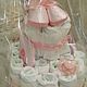 Cake from diapers for newborn ,for baby girl. Gifts for newborns. nikazvereva. My Livemaster. Фото №5