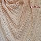   шаль вязаная крючком ажурная. Шали. Knitted-stori. Интернет-магазин Ярмарка Мастеров.  Фото №2