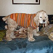 Одежда для собак. Меховое пальто "Морозец"