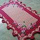 Rectangular Multicolored Knitted Cord Rug Floral, Carpets, Kabardinka,  Фото №1