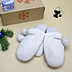 Order Selemeneva mink mitten gloves for women. Pearl. Mishan (mishan). Livemaster. . Mittens Фото №3