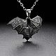 Подвеска Летучая мышь. Подвеска. AlexFox Jewelry. Ярмарка Мастеров.  Фото №4