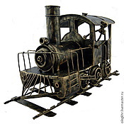 Подарки к праздникам handmade. Livemaster - original item Figurine: Locomotive 