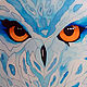 Silk pareo batik "Owl Yin Owl Yang". Wraps. Dorofeeva Silk (dorofeevasilk). Online shopping on My Livemaster.  Фото №2