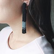 Рельефные серьги