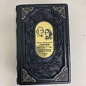 Сувениры и подарки handmade. Livemaster - original item The brothers GRIMM. The complete collection of fairy tales and legends (gift leather book). Handmade.