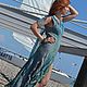 Валяное платье «Небо над морем». Платья. Irina Demchenko. Ярмарка Мастеров.  Фото №4