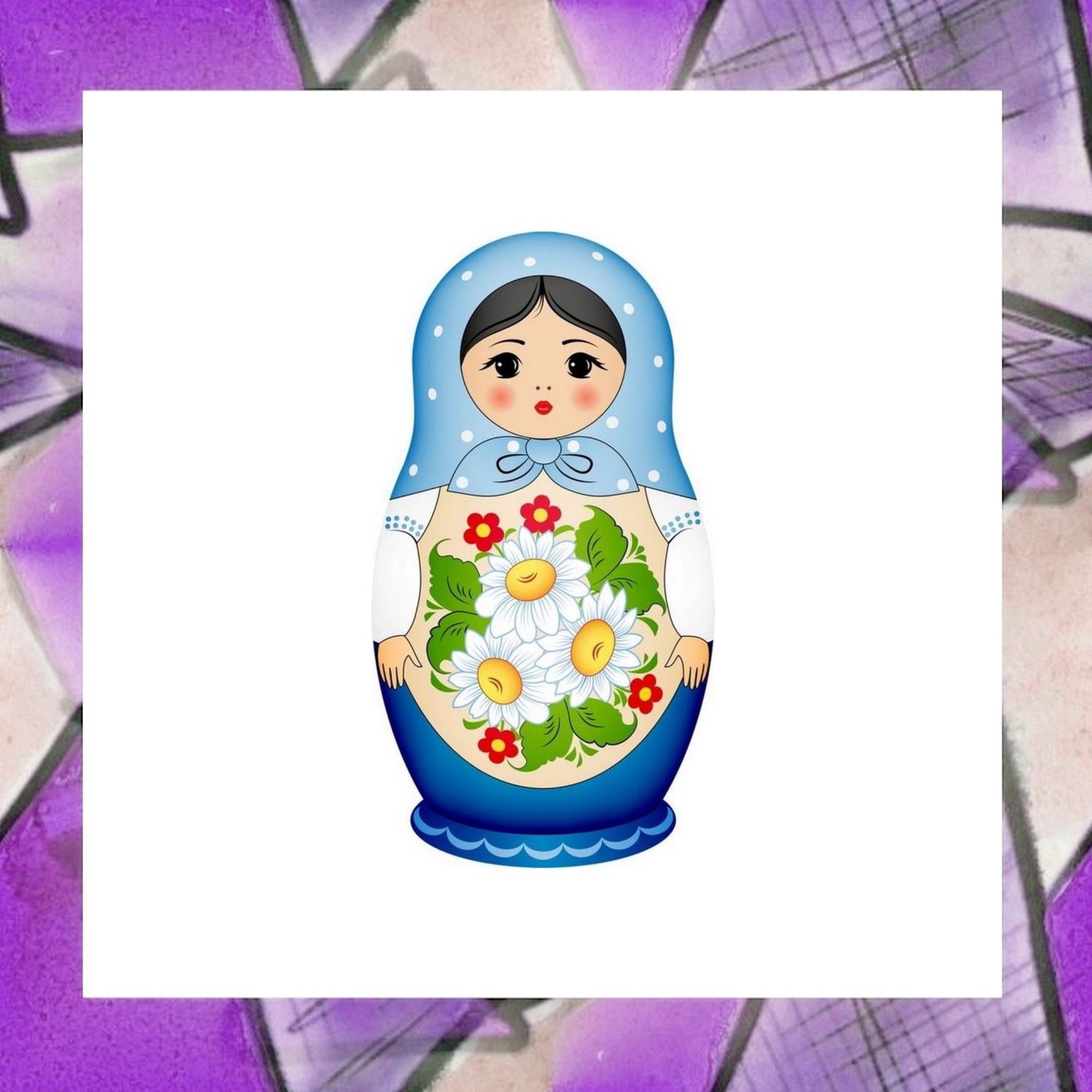 Printed embroidery chart “Matryoshka Dolls” – Owlforest Embroidery