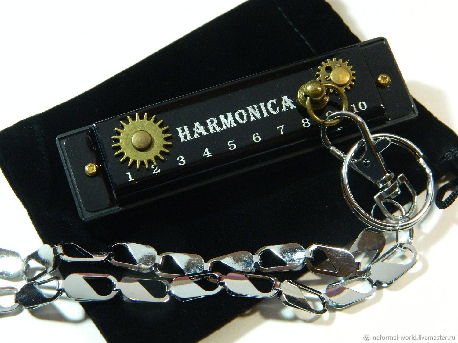 ГУБНАЯ ГАРМОШКА СТИМПАНК "HARMONIC" МУЗЫКАЛЬНЫЙ ИНСТРУМЕНТ купить в ...
