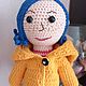 Вязаная кукла Коралина. Амигуруми куклы и игрушки. Ирина Кислицына (crochet-irina). Ярмарка Мастеров.  Фото №6