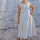 Felted dress 'White dream'. Dresses. silk wool. My Livemaster. Фото №4