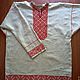 Campechano en el estilo ruso. Mens shirts. Beloslava. My Livemaster. Фото №4