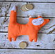 Toy Fox, soft toy Fox, toy for a child, Stuffed Toys, Novosibirsk,  Фото №1