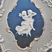 Винтаж: Резерв!Старинный антикварный подсвечник Fleurs бронза XIX век Франция