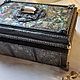 Casket casket with haliotis inlaid with Swarovski. Box. BronvenGift (bronven). My Livemaster. Фото №6