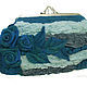 "Морской бриз" сумочка - авторский  войлок,   нуновойлок, Классическая сумка, Херсон,  Фото №1
