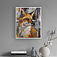 Oil painting with a fox on canvas | Red fox / Animals | Fox. Pictures. pirogov-maxim. My Livemaster. Фото №4