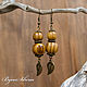 Earrings made of wood 2, Earrings, Irkutsk,  Фото №1