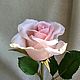 Роза из холодного фарфора. Цветы. Цветочный образ. Ярмарка Мастеров.  Фото №4