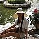 Заказать Шляпка летняя. Лилия Гуреева (liagureeva). Ярмарка Мастеров. . Шляпы Фото №3
